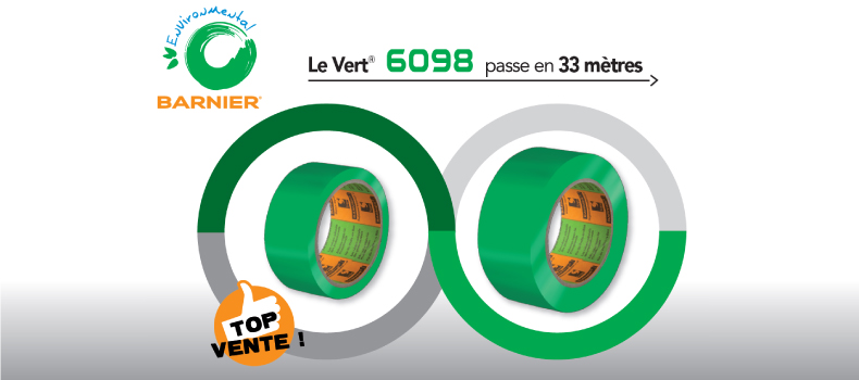 Le Vert® 6098 passe en 33m