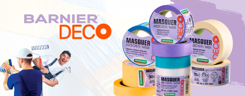 Barnier Déco – Rubans de masquage pour les peintres professionnels